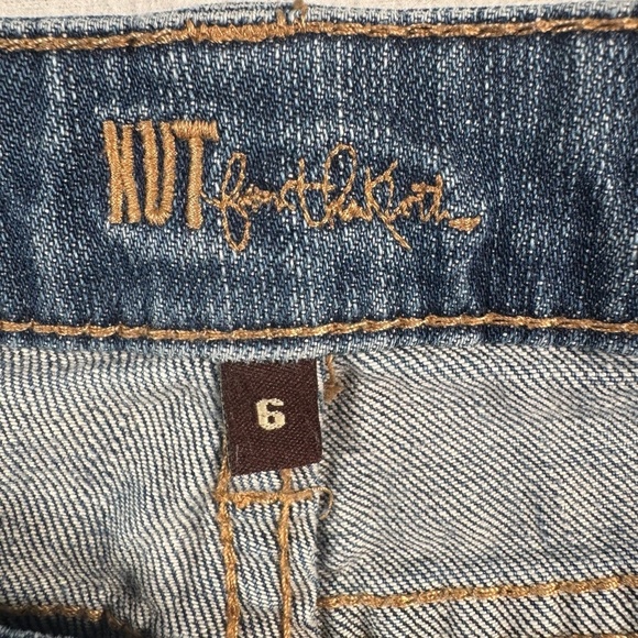 Kut from the Kloth Jeans Womens 6 Blue Catherine Slim Boyfriend Mid Rise - Picture 3 of 14